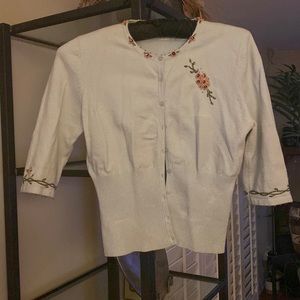 Vintage Moda Int’L Sky Blue cardigan